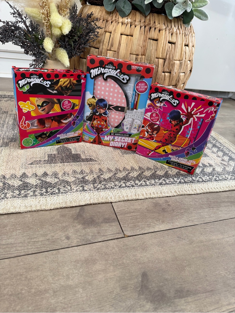 New Miraculous Tales of Ladybug & Cat Noir Puzzles & Secret Diary Lot of 3 Kids - Picture 13 of 16